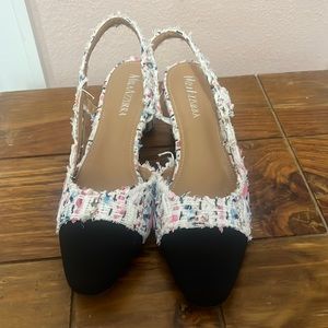 MiraAzzurra slingback pumps